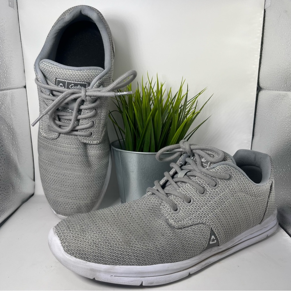 Travis Mathew Cuater‎ The Daily Knit Casual Sneakers Light Gray Size 11
